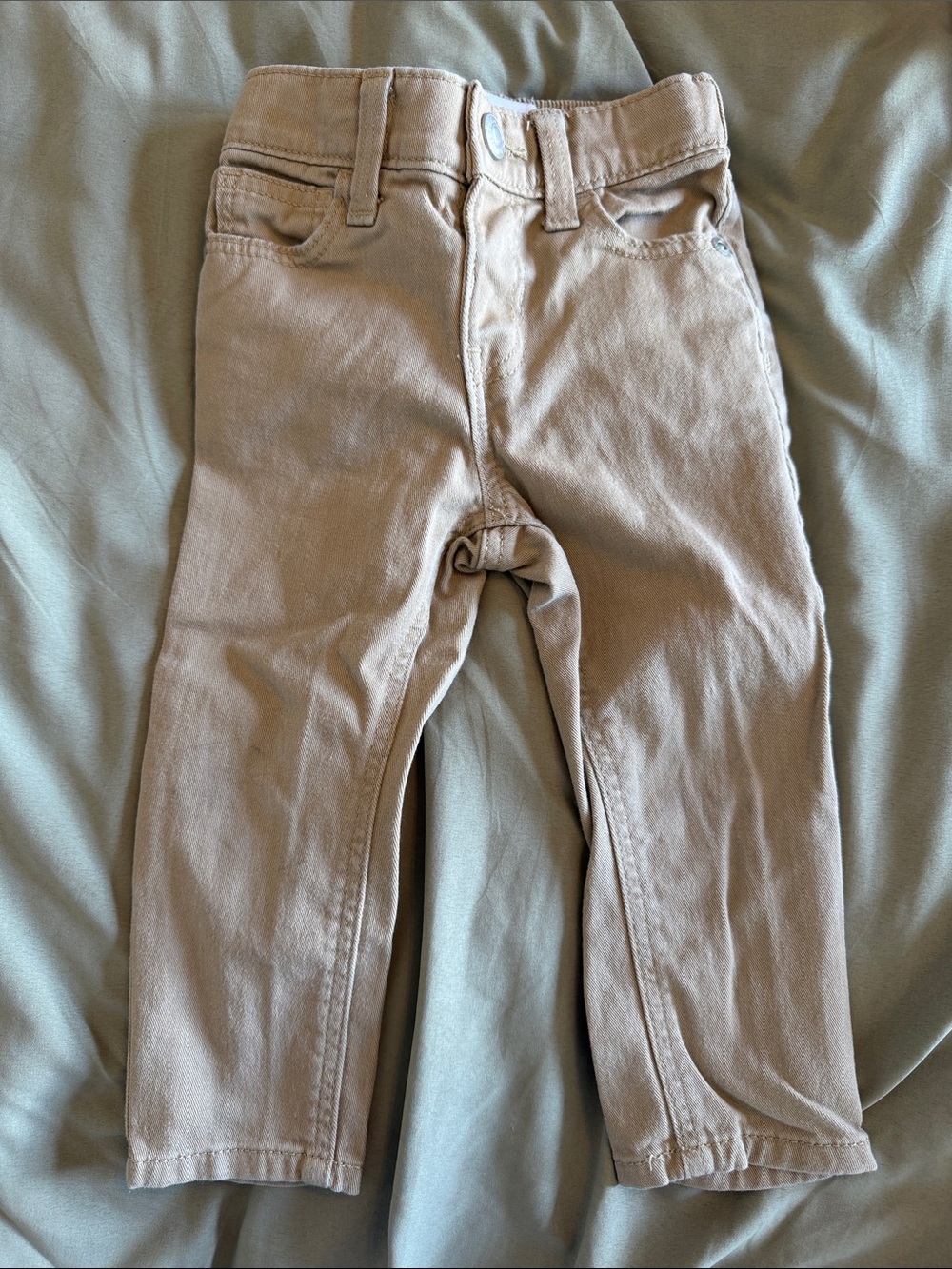 Old Navy Tan Skinny Toddler Pants, Size 18-24 Mo